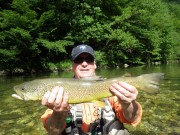 Michael and great marble trout
