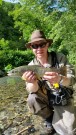 Adam and Brown trout, June
