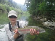July Rainbow trout