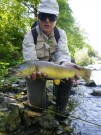 Peter and dry fly Marble trout May