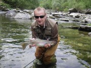 Simon and female Rainbow trout