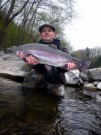 Yury and monster rainbow trout Slovenia