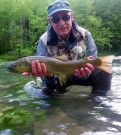 Peter and Marble trout April