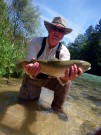 Tom and trophy Rainbow trout July