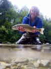 Catherin and Rainbow trout Sept.