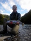 Anna and Rainbow trout October
