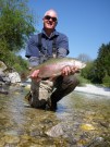 Phil and trophy Rainbow trout April