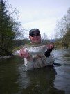 Peter and trophy Rainbow trout April