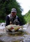 Chris and Marble trout Slovenia May