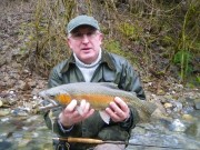 Andrew male rainbow trout April 2013 Slovenia