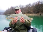 Andrew rainbow April lake 2013 Slovenia