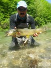 Dmitry and good Marble trout, May 2013