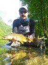 Dmitry and Marble trout, May 2013