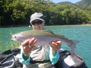 Gaby and rainbow, July