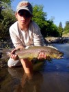 Guy and marble trout, July