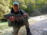 Jo and great small stream rainbow