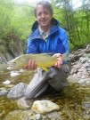 Kent and Co. Marble trout fist in 2013, April