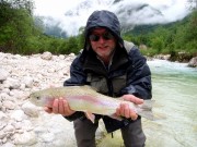 Marc and rainbow, Slovenia