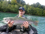 Nick and great lake Rainbow, October