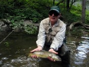 Peter and Marble trout, April