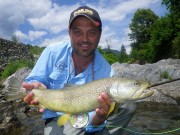 Shean and his first Marble trout, June 2013