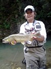 Tom and good Brown trout, August