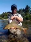 Tom and trophy Grayling, August