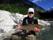 Albin and rainbow trout