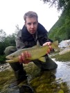 Andres and Brown trout, July