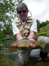 Bart and Brown trout, June