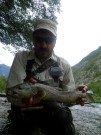 Dmitry and Soca Marble trout, June
