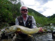 Gary and trophy Marble trout, May 2014