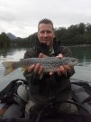 Mitch and X brown trout