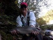 Phill and marble trout, October