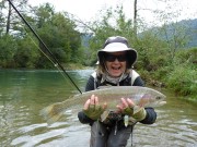 Anna and rainbow, October