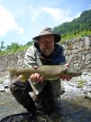 David and first Marble trout, June