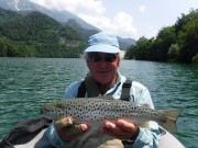 Gery and Brown trout, July