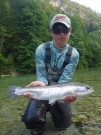Guy and lake Rainbow trout