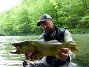 Ilya and great Marble trout, May