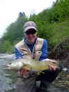 Mark and marble trout, April