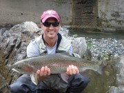 Trophy June rainbow trout