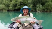 Bill and lake Rainbow, June