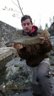 Edward and Marble trout, April, Slovenia