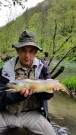 Matjaz and marble trout, April