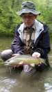 Matjaz and hybrid trout, April