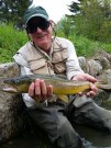 Peter and Brown trout, May