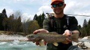 William and Brown trout, April