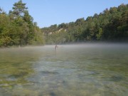 Mist on Sava river