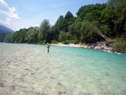 Soca river in Summer