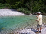Summer fishing Slovenia